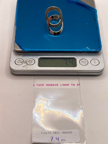 Anillo Óvalos Entrelazados en Plata .925