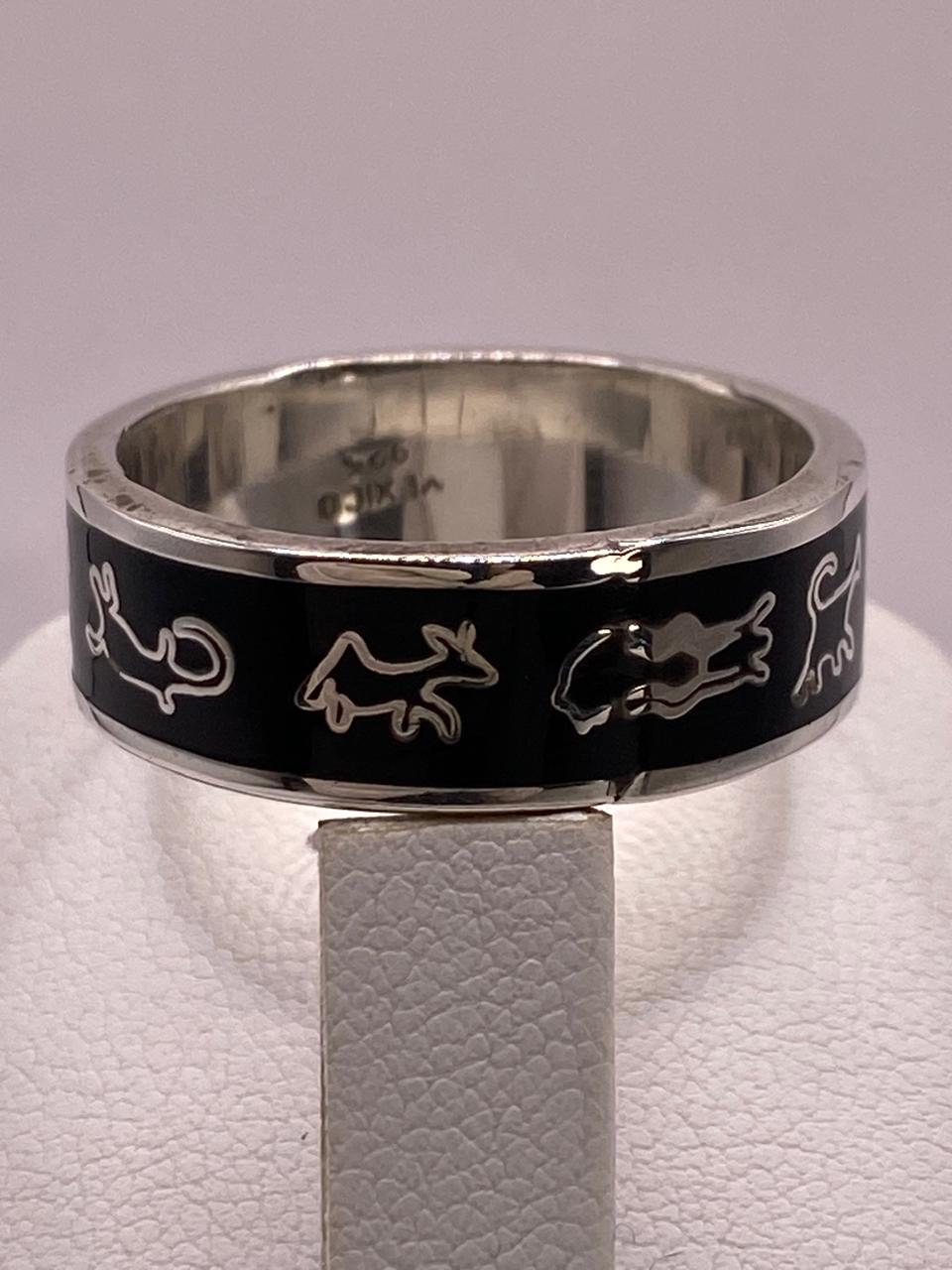 Anillo de Plata .925 con Figuras de Animales