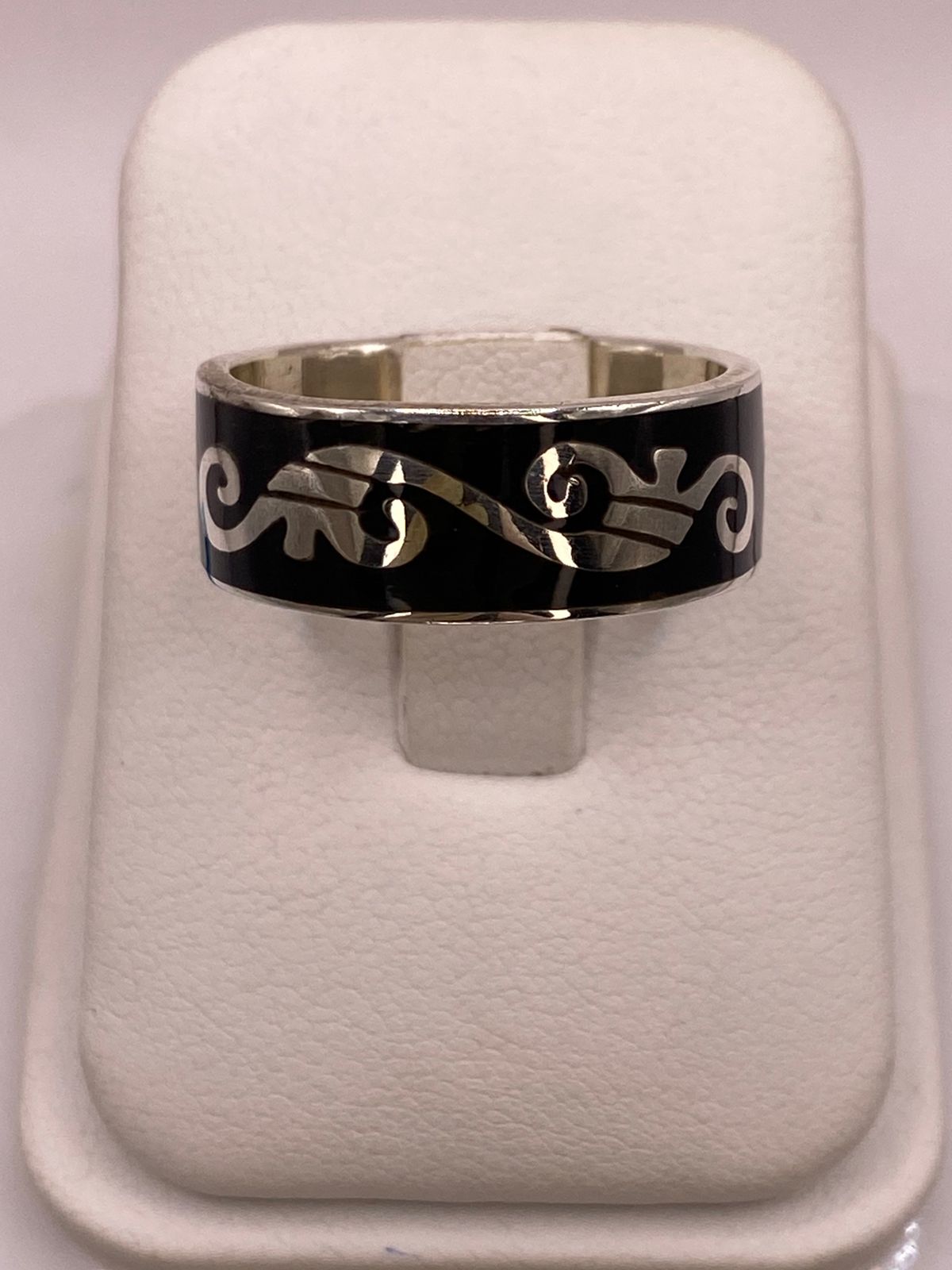 Anillo de Plata .925 con Greca Ornamentada
