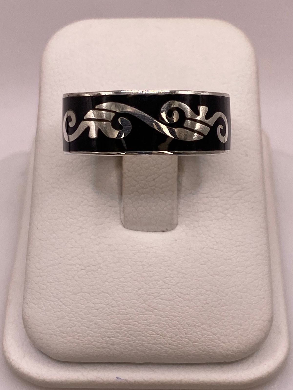 Anillo de Plata .925 con Greca Ornamentada