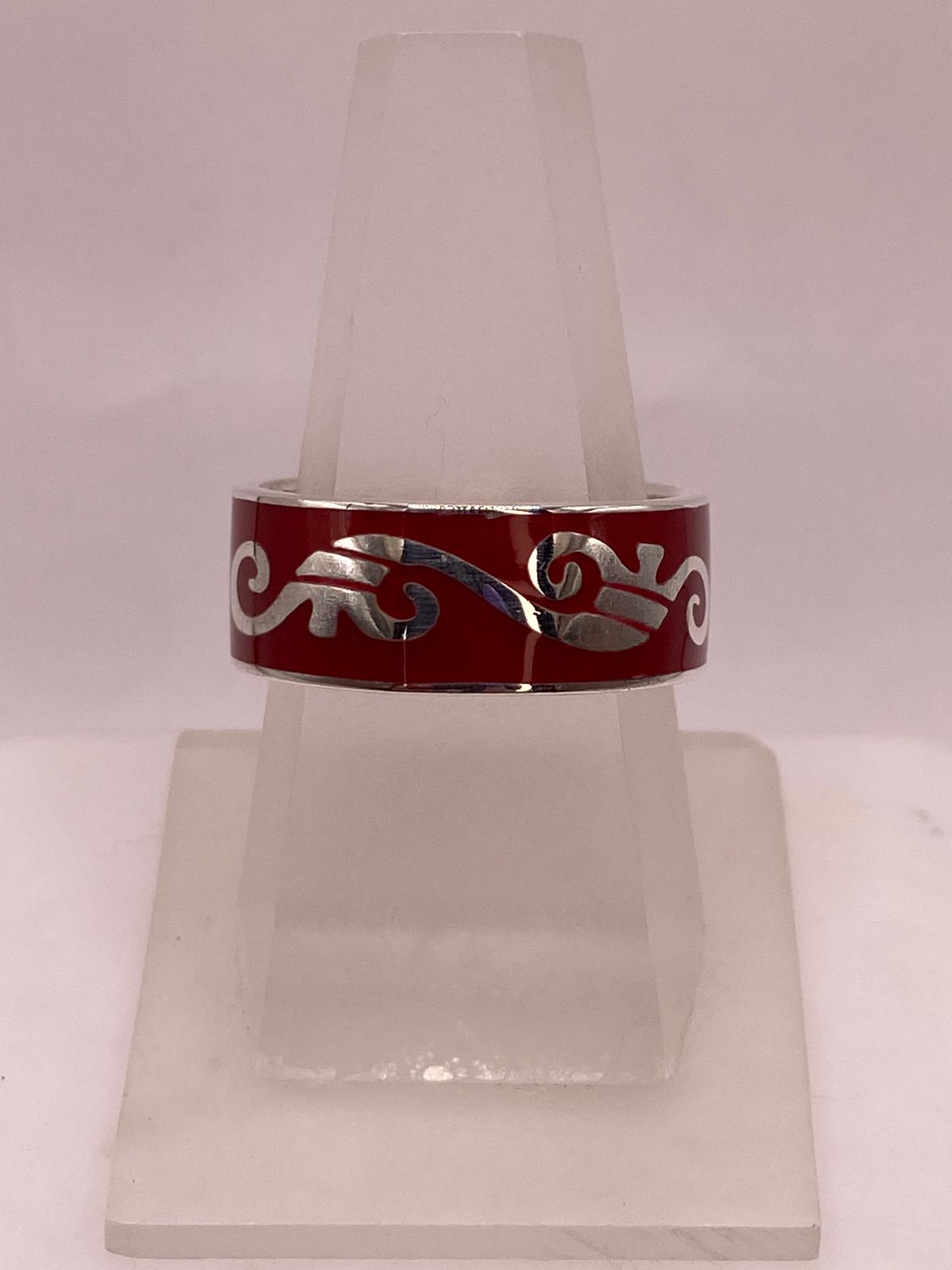 Anillo de Plata .925 Greca Ornamentada