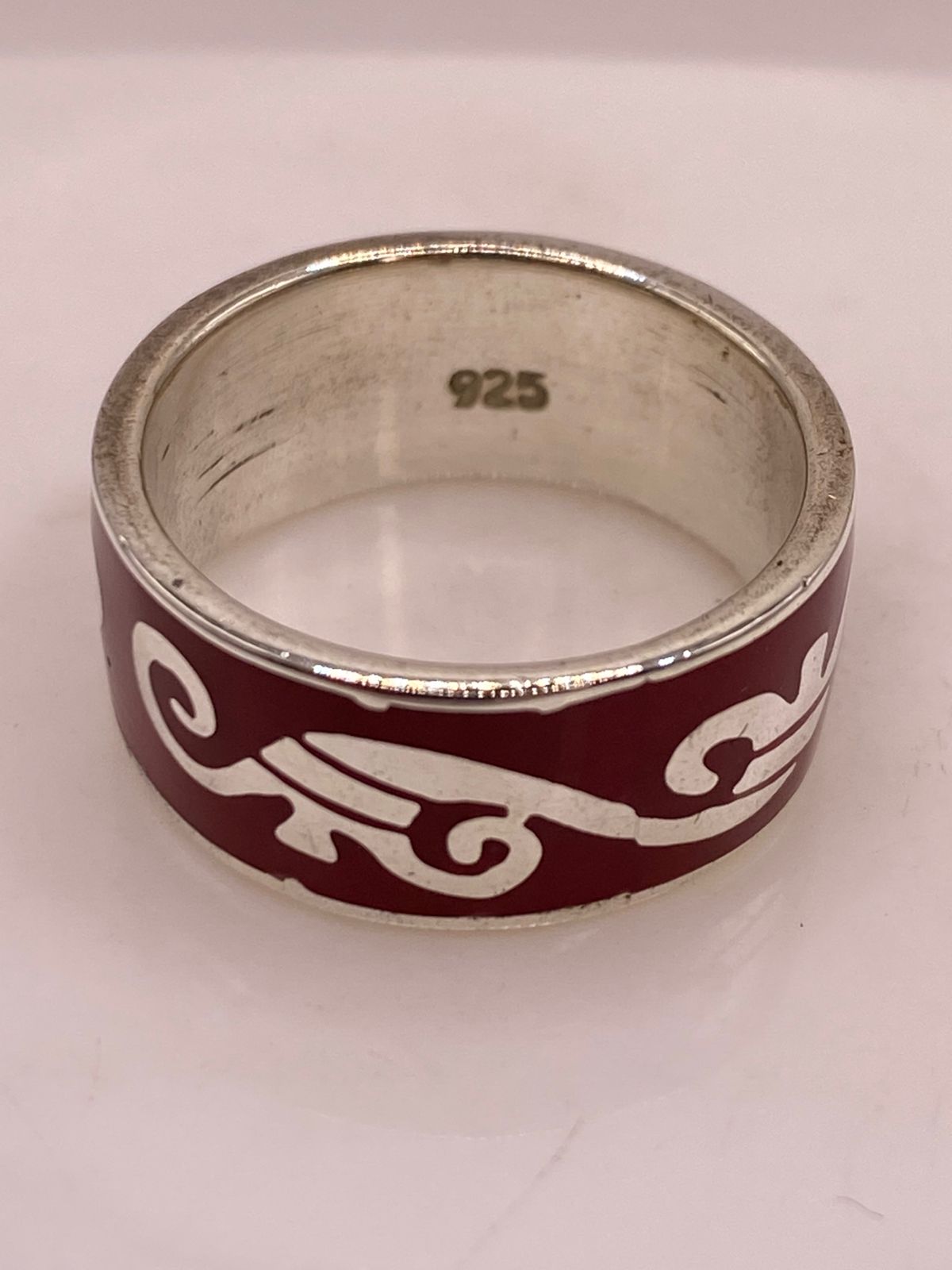Anillo de Plata .925 Greca Ornamentada
