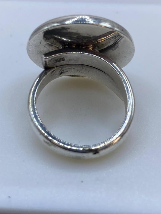 Anillo Sol Azteca en Plata .925 – Diseño Prehispánico Circular Tipo Sello, vista frontal