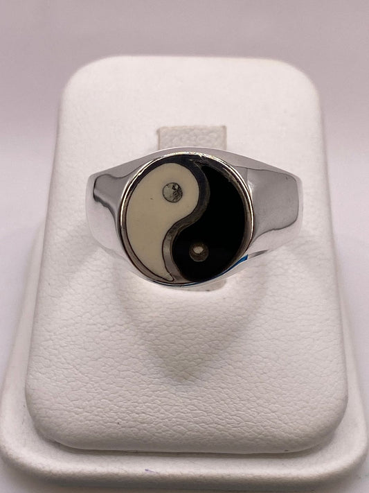 Anillo Yin Yang en Plata .925
