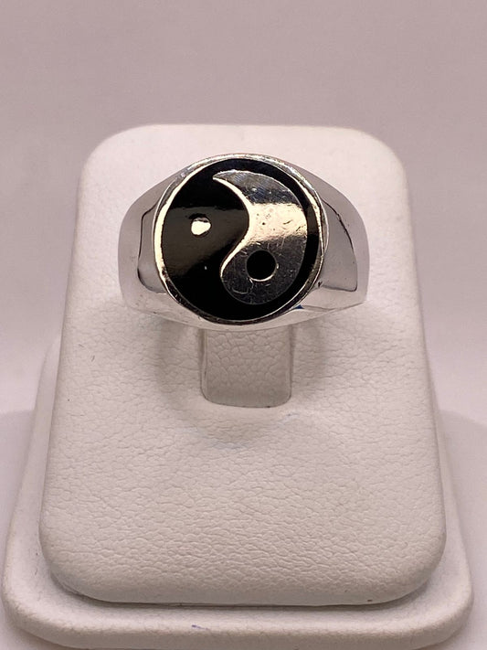 Anillo Yin Yang en Plata .925