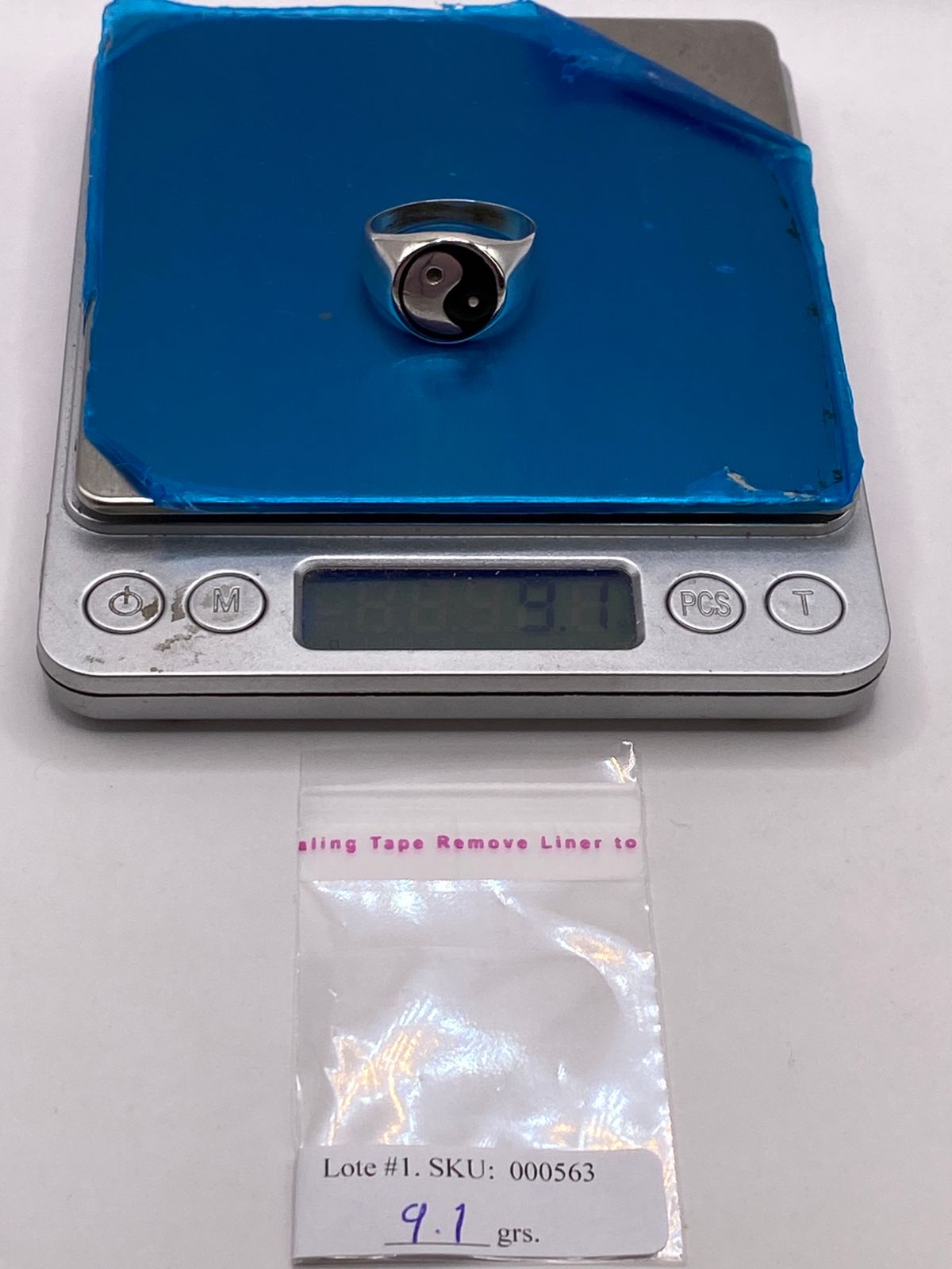 Anillo Yin Yang en Plata .925