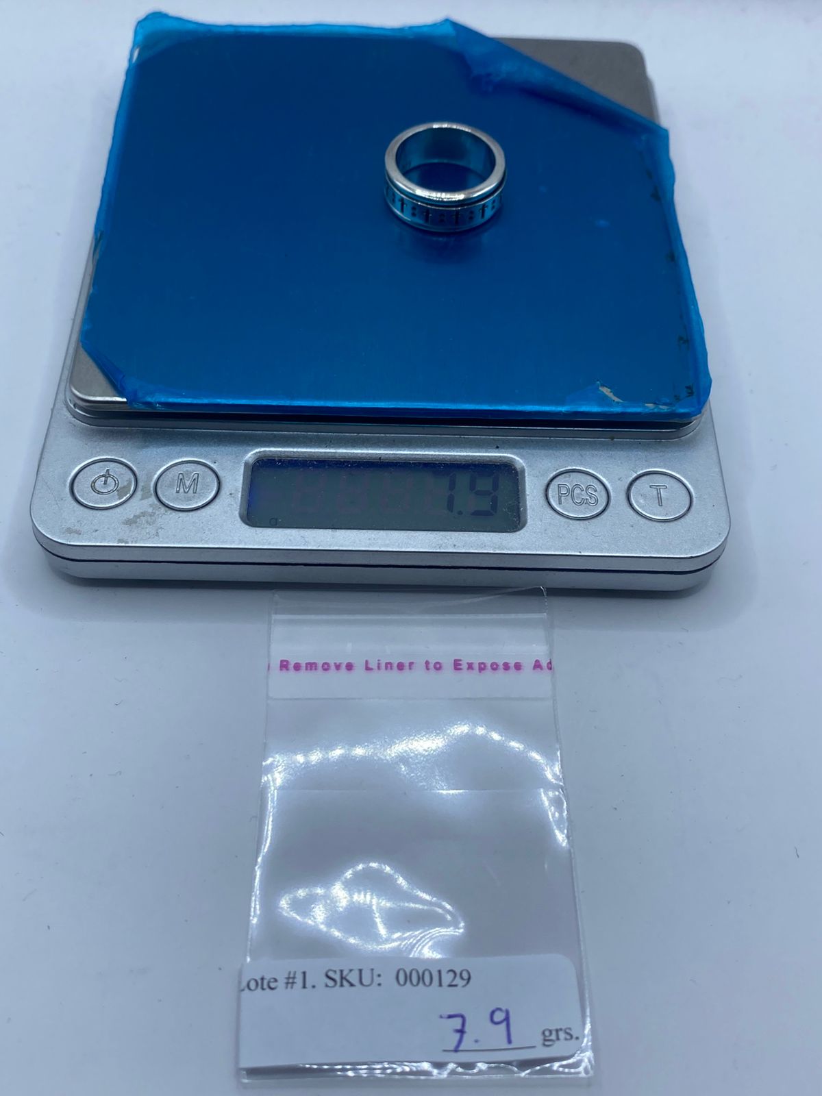 🙏 Anillo Giratorio de Plata 925 con Cruces Grabadas