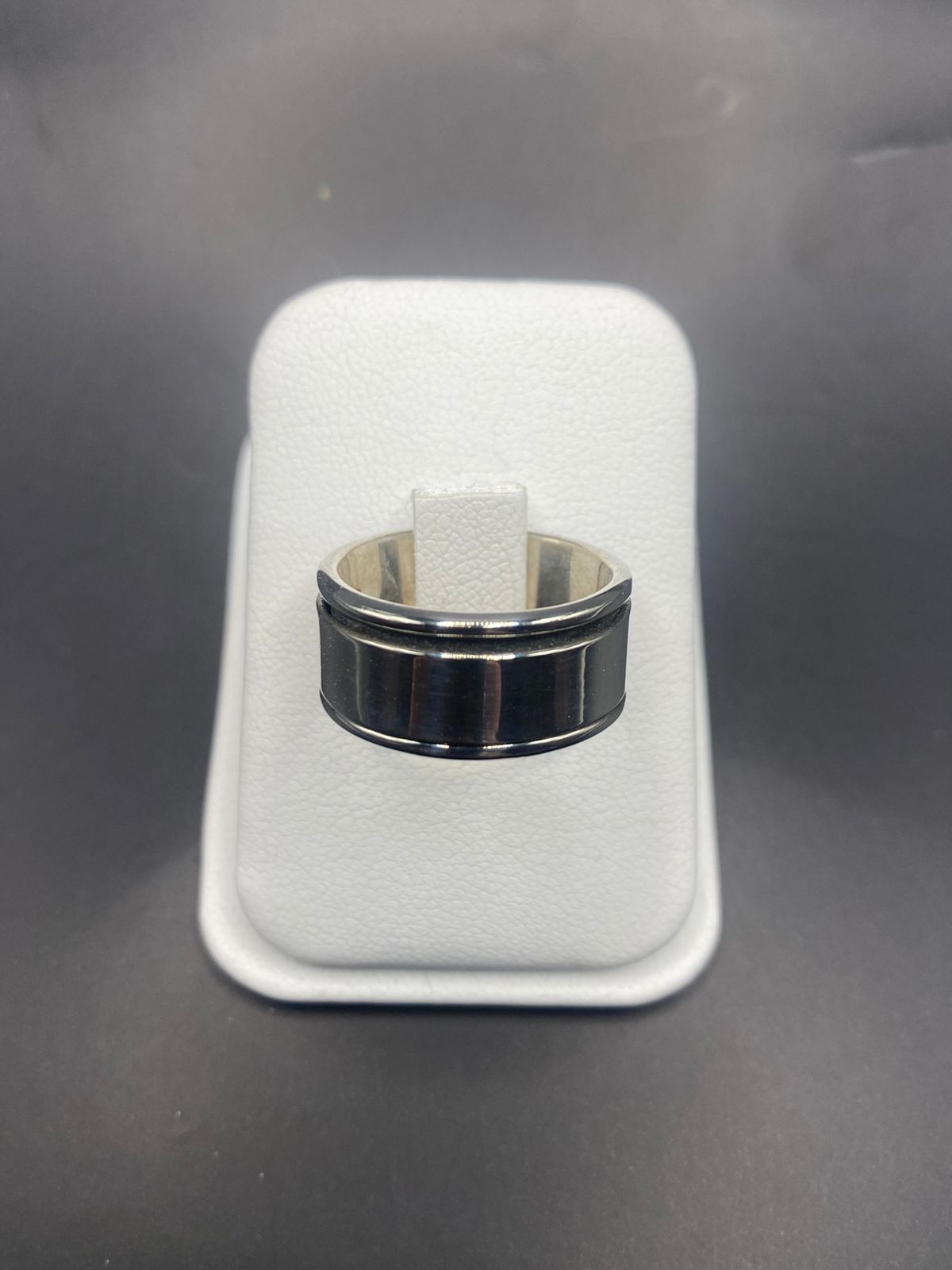 Anillo Plata Ley 925 Giratorio Liso