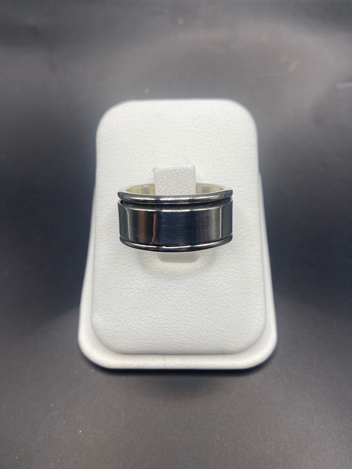 Anillo Plata Ley 925 Giratorio Liso