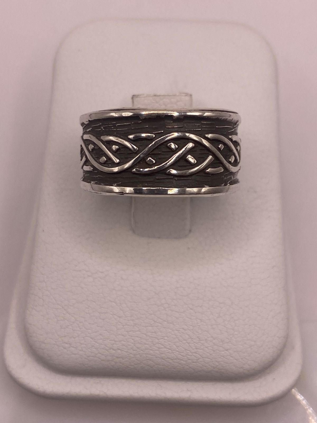 Anillo de Plata 925 Estilo Celta Trenzado