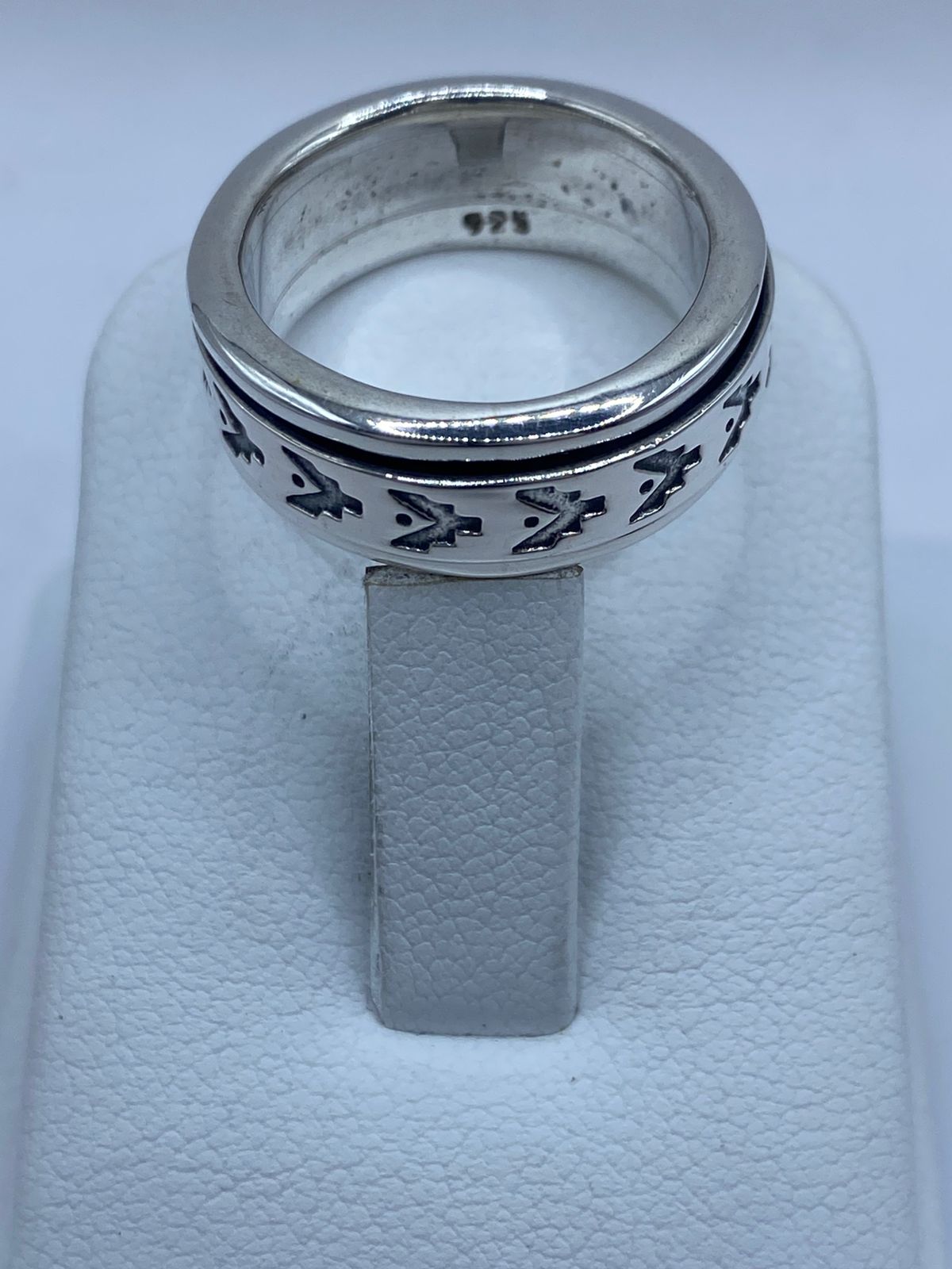 💍 Anillo de Plata 925 con Diseño de Flechas