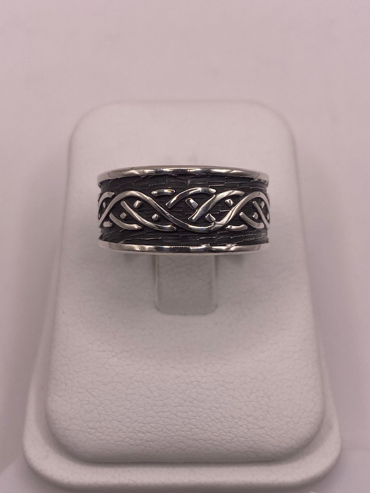 Anillo de Plata 925 con Motivo Trenzado