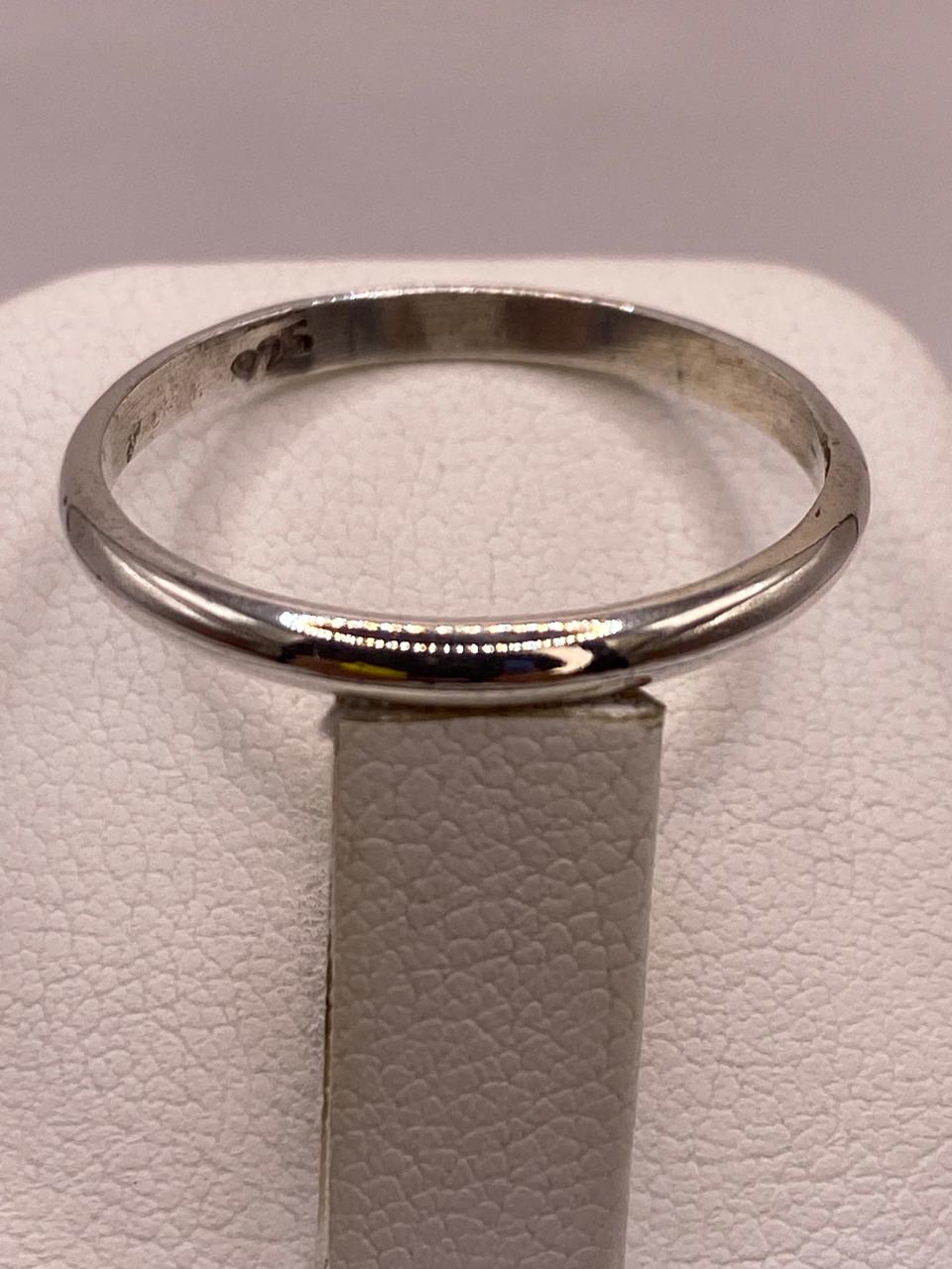 Argolla Lisa en Plata .925