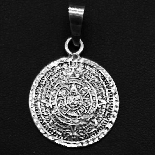 DIJE PLATA LEY 925 , CALENDARIO AZTECA