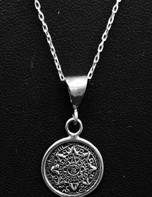DIJE PLATA LEY 925 CALENDARIO AZTECA