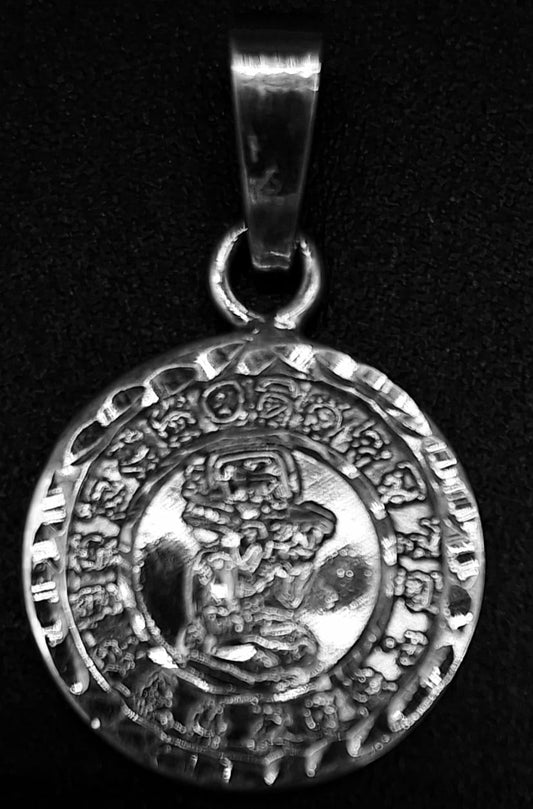 Dije Plata Ley 925 Calendario, vista frontal