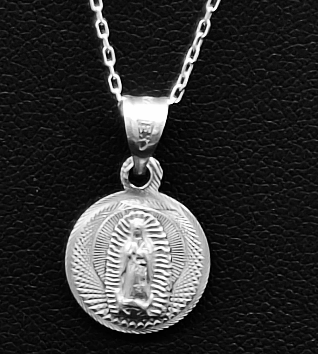 DIJE PLATA 925, VIRGEN DE GUADALUPE