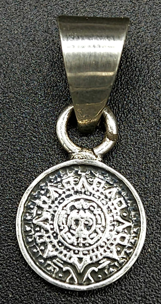 DIJE PLATA LEY 925, CALENDARIO AZTECA
