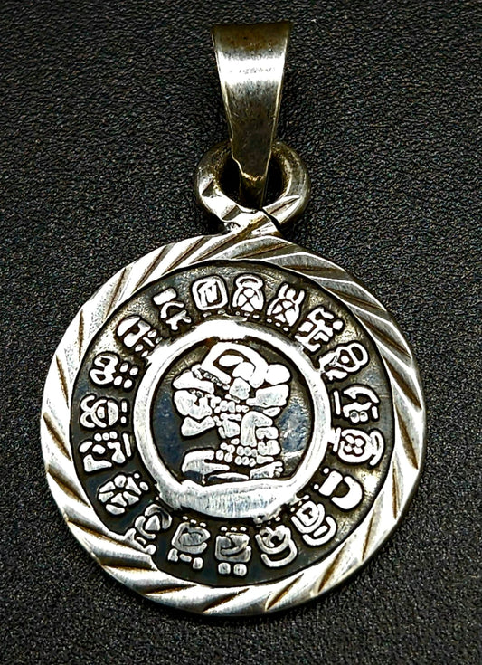 DIJE PLATA LEY 925, CALENDARIO MAYA