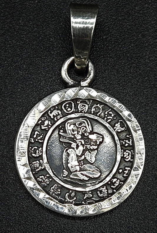 DIJE PLATA LEY 925, CALENDARIO MAYA