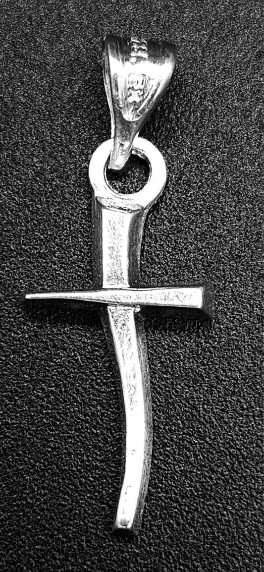 DIJE PLATA LEY 925, CRUZ