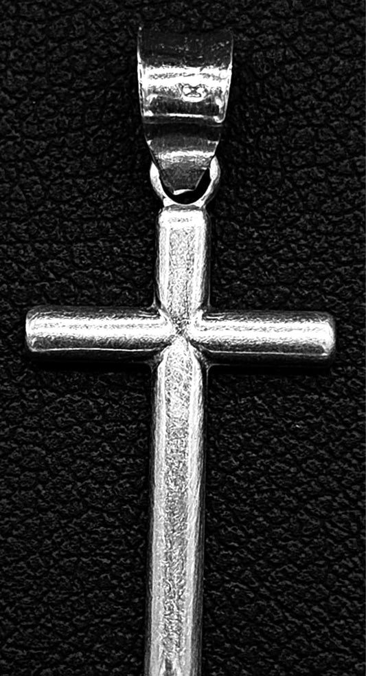 DIJE PLATA LEY 925, CRUZ