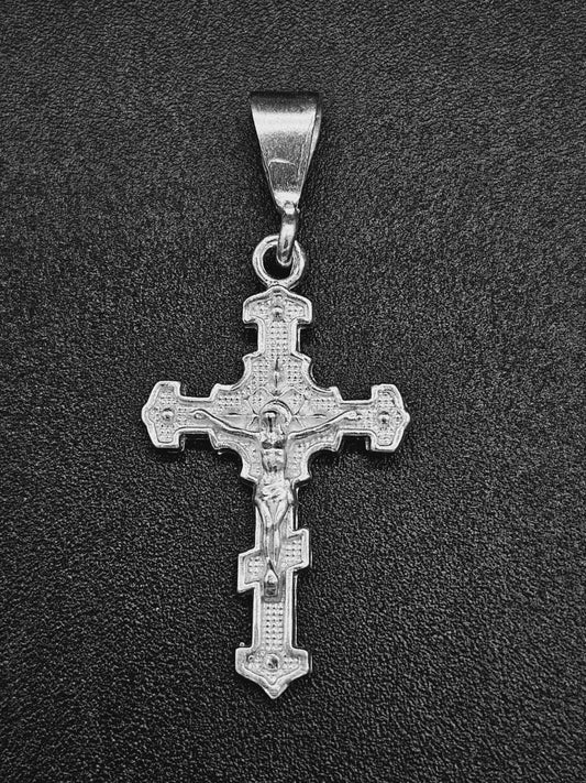 DIJE PLATA LEY 925, CRUZ