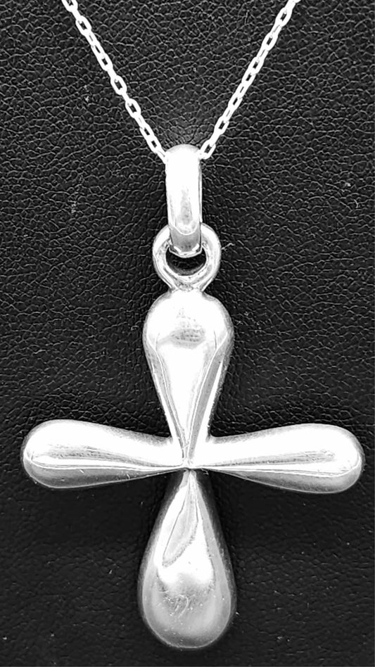 DIJE PLATA LEY 925, CRUZ