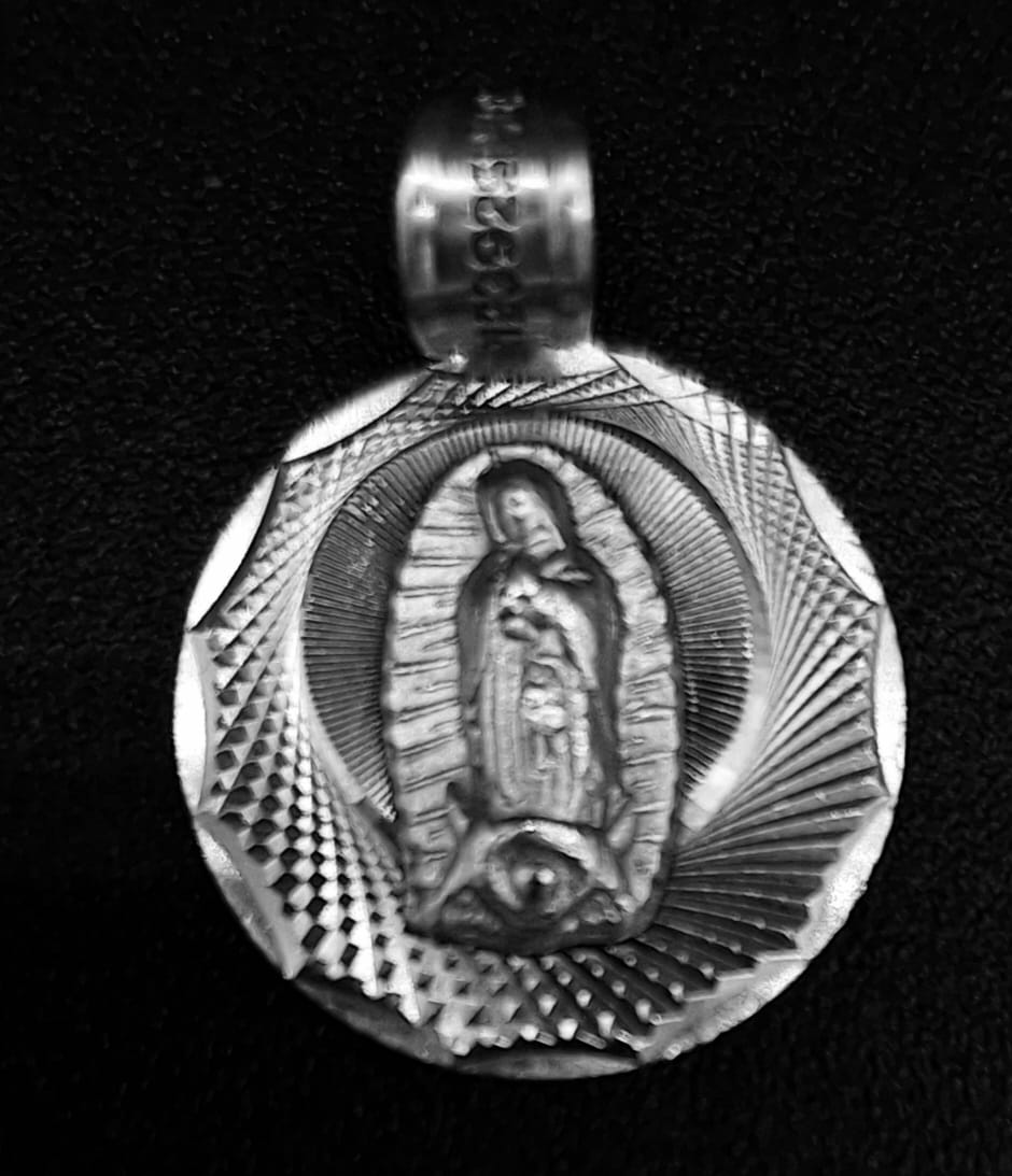 DIJE PLATA LEY 925 , VIRGEN DE GUADALUPE