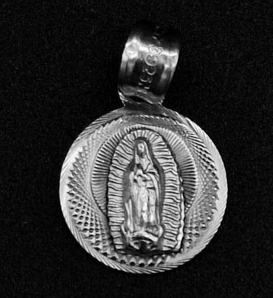 DIJE PLATA 925, VIRGEN DE GUADALUPE