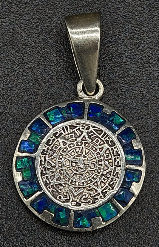 DIJE PLATA LEY 950 CALEDARIO AZTECA