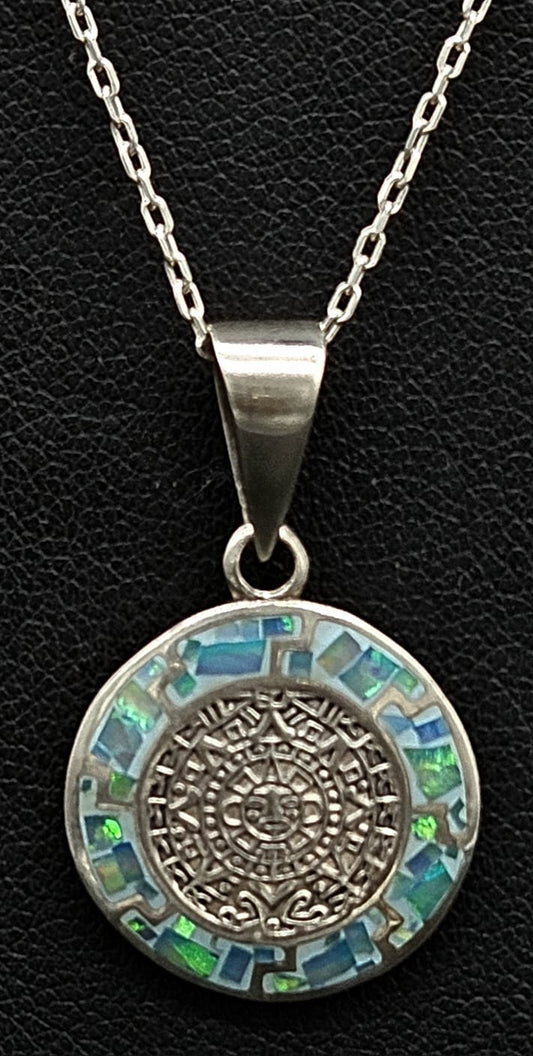 DIJE PLATA LEY 950 CALENDARIO AZTECA