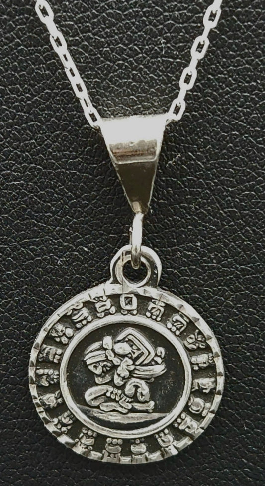 DIJE PLATA LEY 950, CALENDARIO MAYA