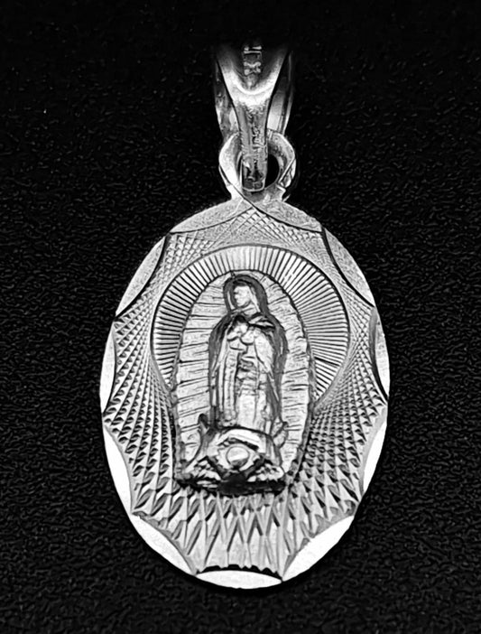 DIJE PLATA LEY 925 VIRGEN DE GUADALUPE