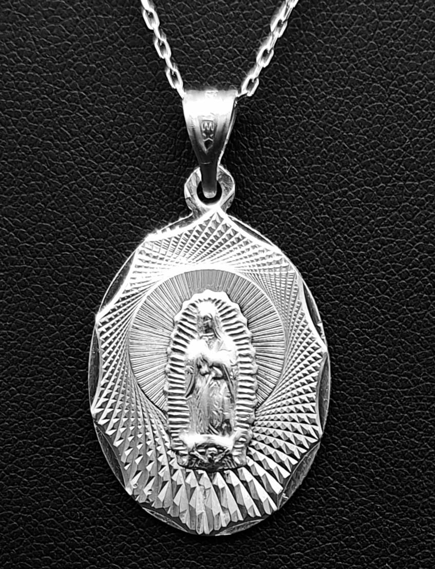 DIJE PLATA LEY 925,  VIRGEN DE GUADALUPE