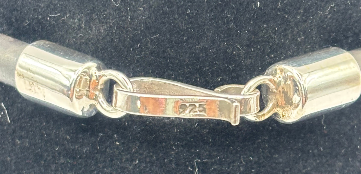 Cierre de la pulsera de 20 cm, hallmark .925 grabado en plata, taller Bravo Joyería