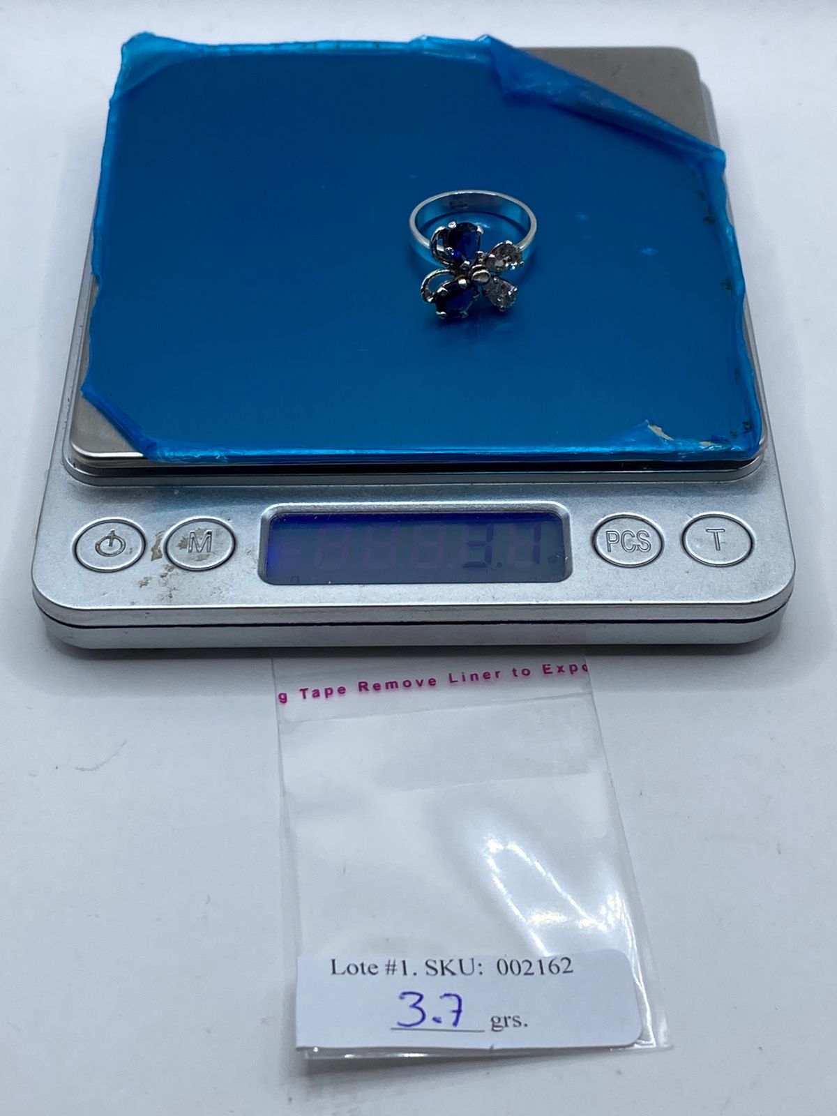 Anillo Mariposa Giratoria con Zirconia en Plata 925