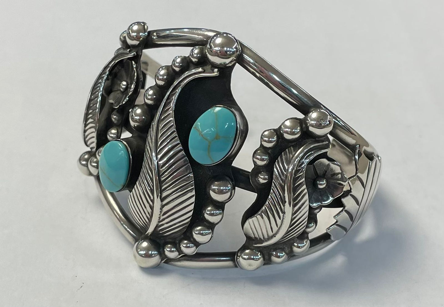 BRAZALETE EN PLATA 925  CON TURQUESA