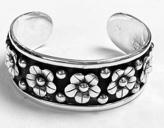 BRAZALETE NAVAJO EN PLATA LEY  950