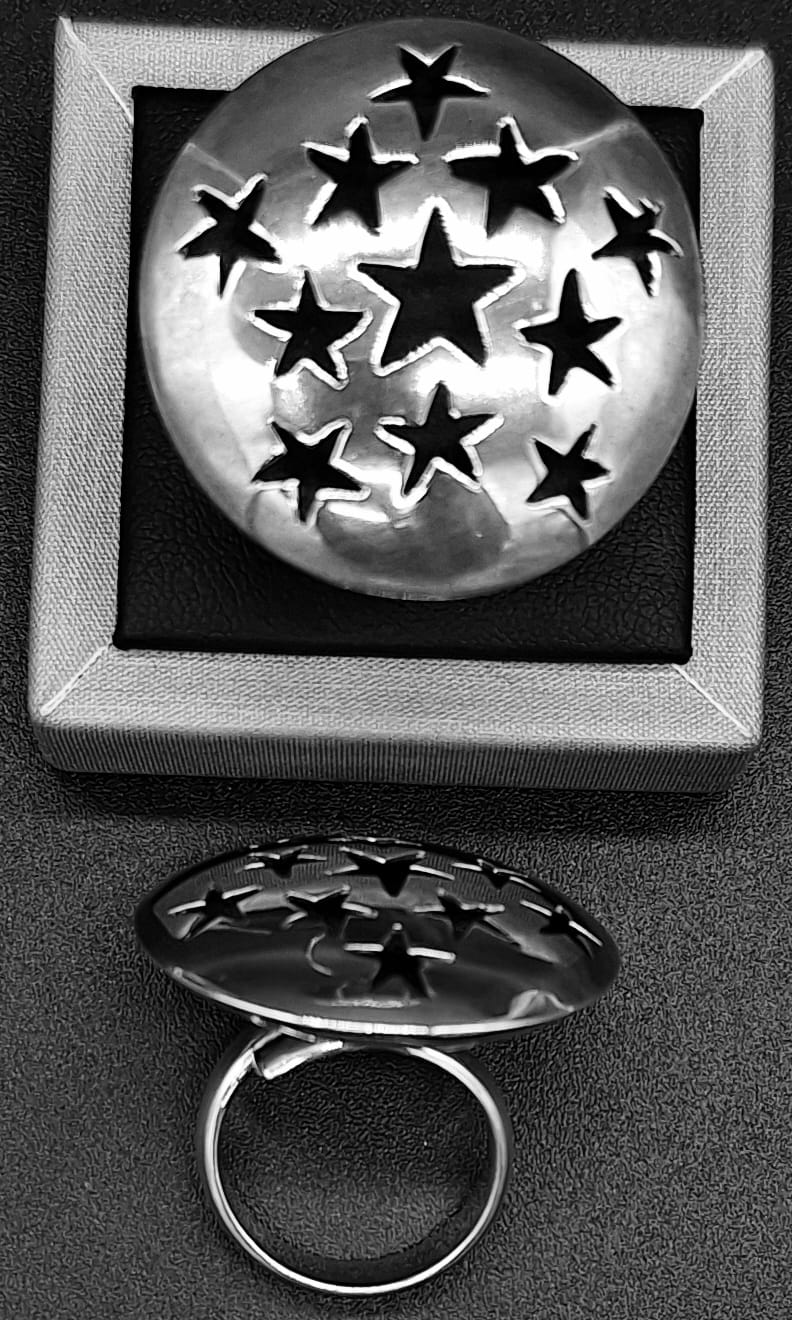 ANILLO PLATA LEY 925 , VINTAGE