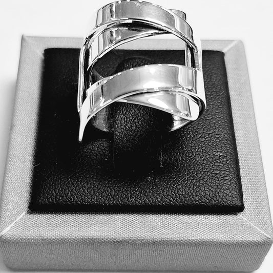 ANILLO PLATA LEY 925