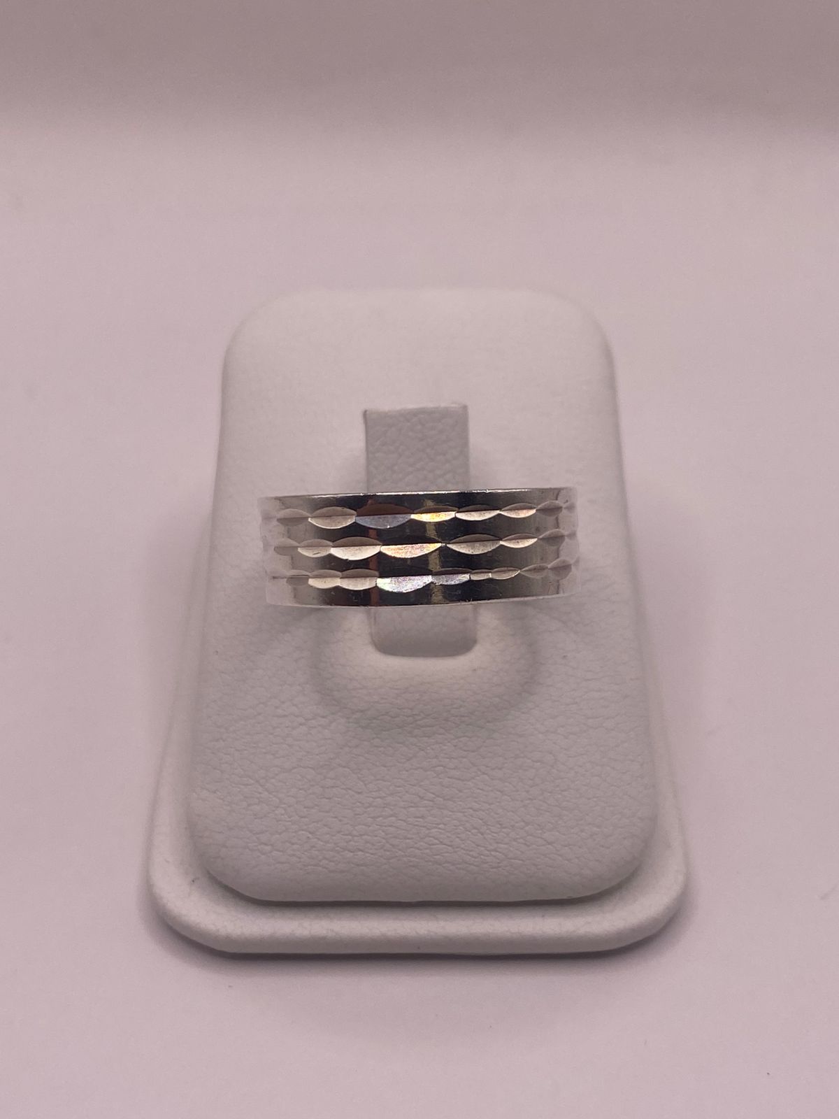 Anillo de Plata 925 con Textura Ondulada