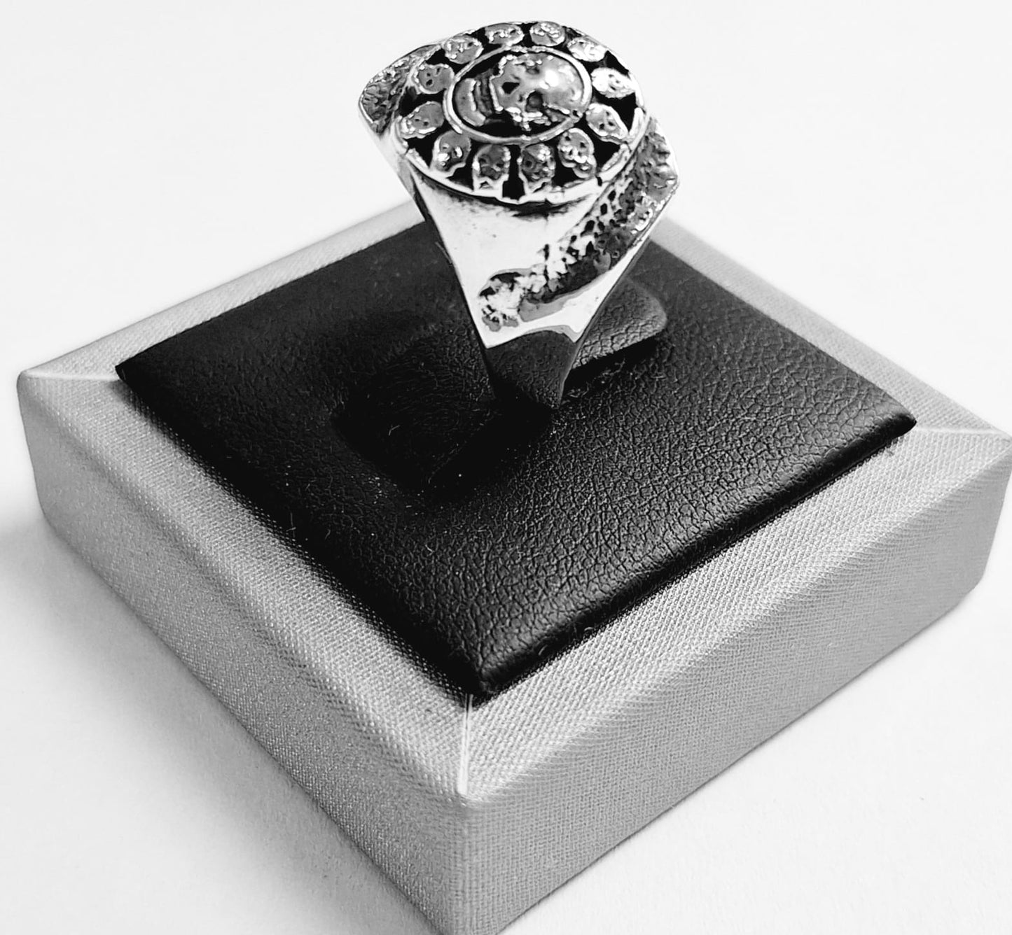ANILLO CRANEO PLATA LEY  925