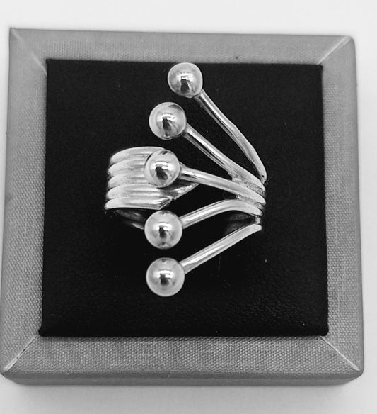 ANILLO PLATA LEY 925