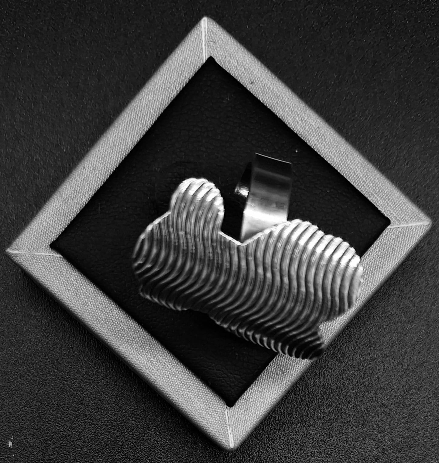 ANILLO PLATA LEY 925,  OSO