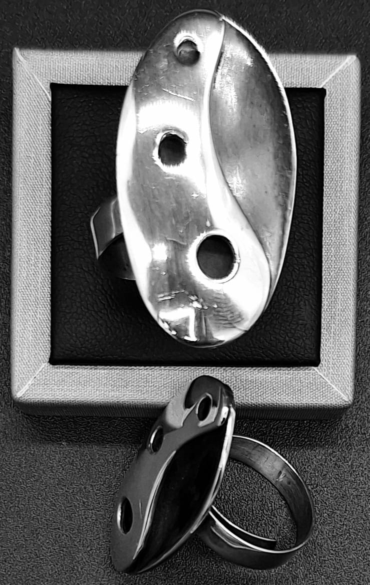 ANILLO PLATA LEY 950