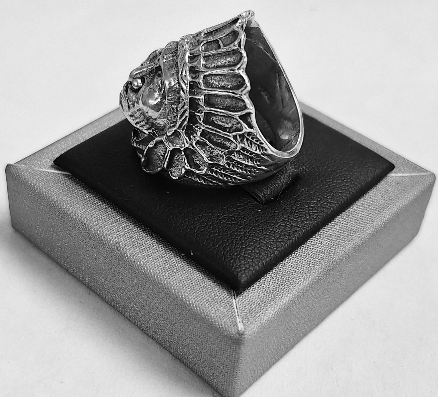 ANILLO INDIO EN PLATA LEY 925