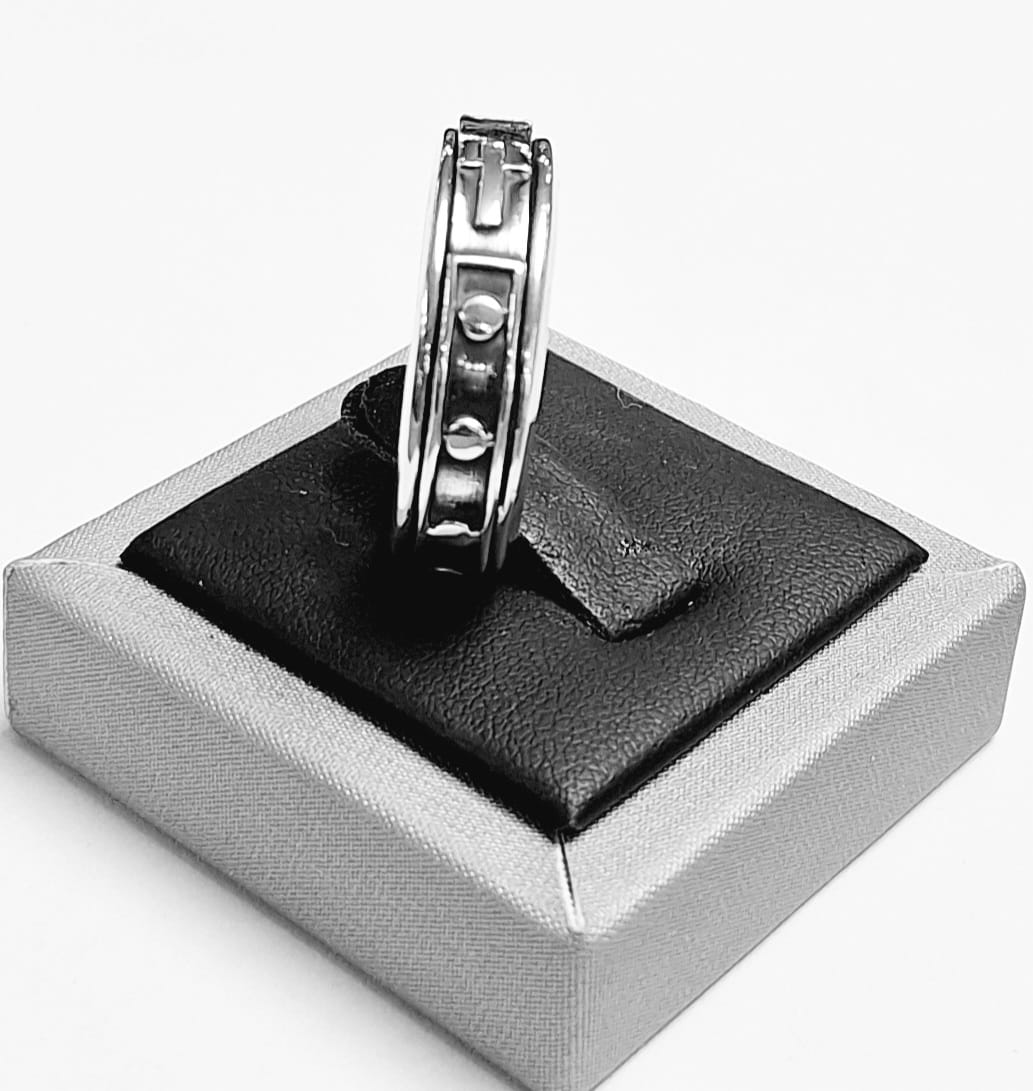 ANILLO ANTI ANSIEDAD  EN PLATA LEY 925