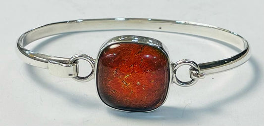 BRAZALETE CON DICROICO EN PLATA LEY 925