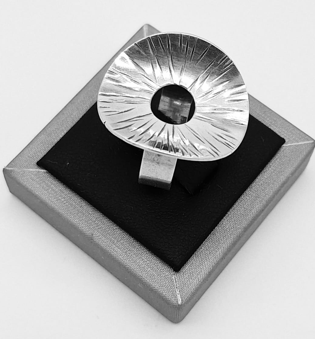 ANILLO PLATA LEY 925.